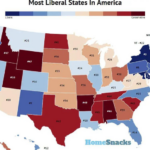 10 most liberal states in the u.s.