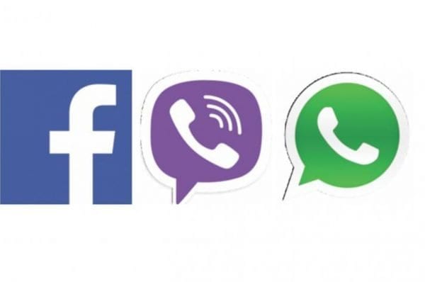 Whatsapp, Facebook, Viber