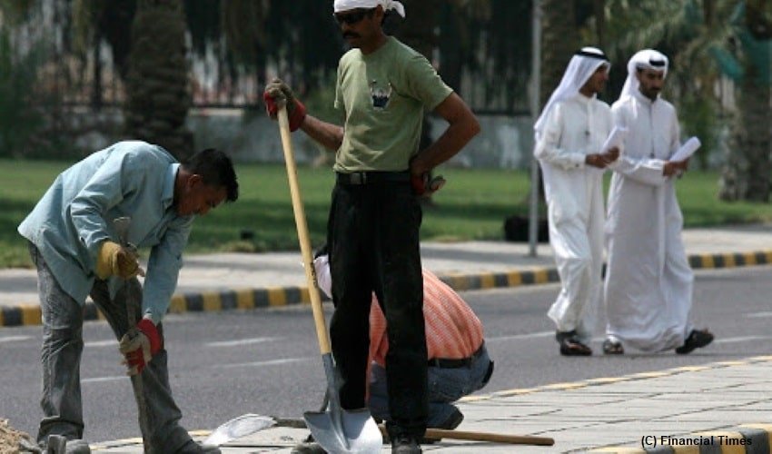 Kuwait new law to trim foreign workers