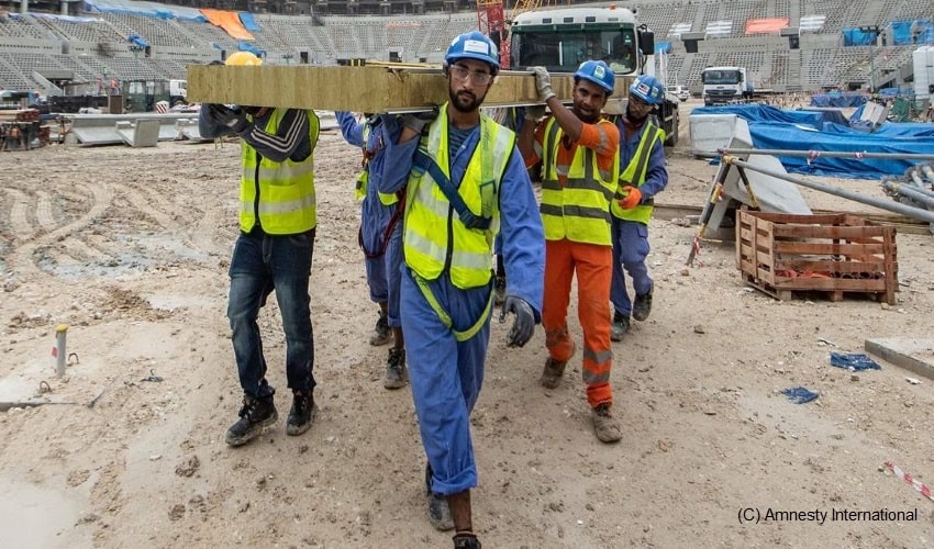 Doha must not drop the ball on workers’ rights, Amnesty warns