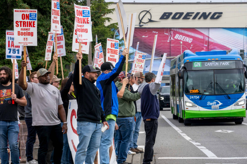 boeing furloughs tens of thousands of employees amid labour strike