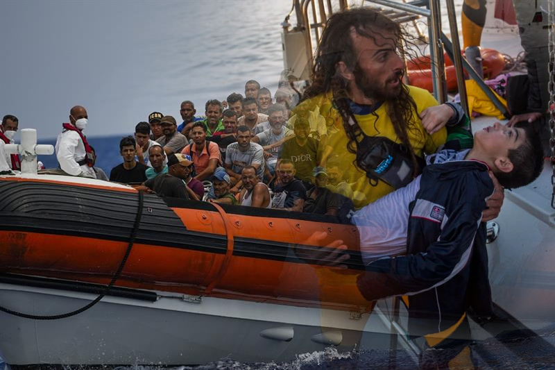 Dozens missing after migrant boat sinks off coast of Greek island 