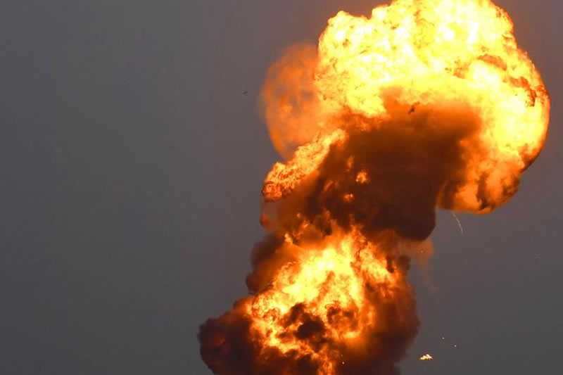 Explosives Factory blow up kills 12 and injures 5