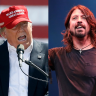 foo fighters refuse trump's use of my hero at rally