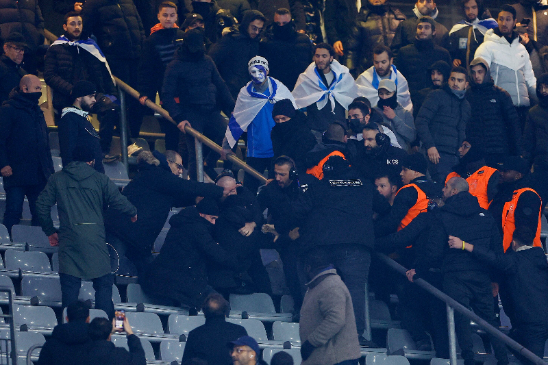 France-Israel football match: Scuffles seen at Stade de France despite sparse attendance