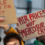 french farmers protest eu mercosur trade deal over environmental and economic concerns