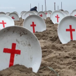 g20 summit deepens focus on hunger as activists scatter 733 empty plates on brazil beach