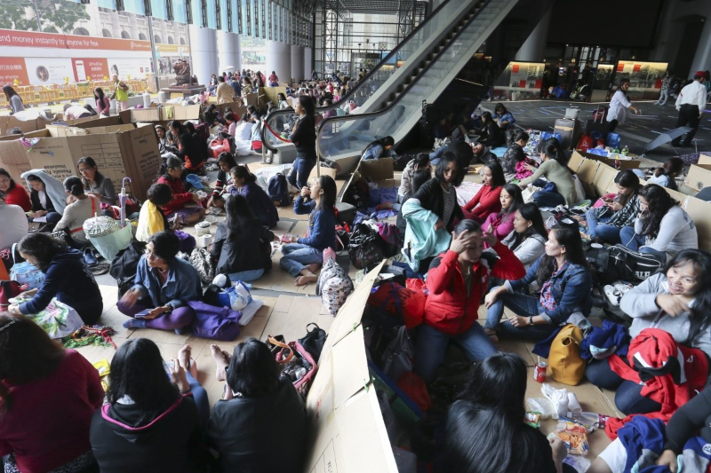 Hong Kong’s domestic helpers urge removal of compulsory testing