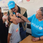 in focus strikes on gaza polio vaccine campaign and unicef staff member