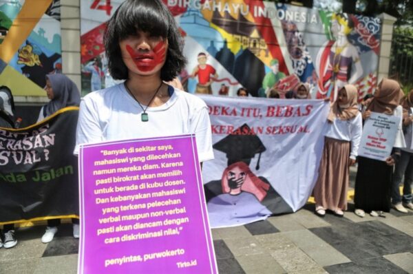 indonesian parliament passes long awaited bill on sexual violence