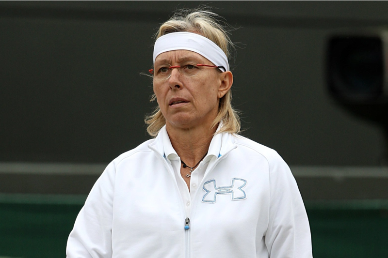 martina navratilova condemns reporting on transgender athletes in women’s sports