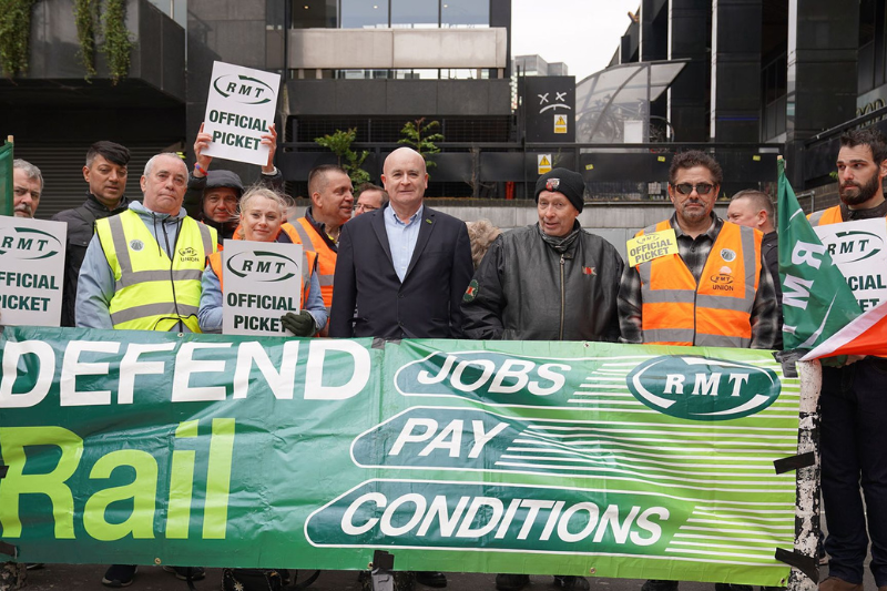 RMT Rail strike in England: Started By 20,000 Workers