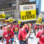 striking california hotel workers demand a chance to live closer to work