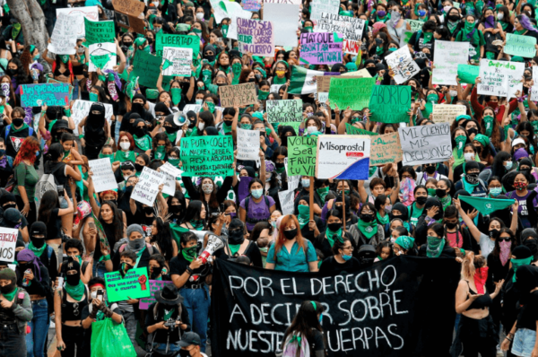 thousands of women march in latin america seeking abortion rights