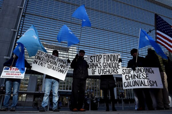 us china uyghurs protest