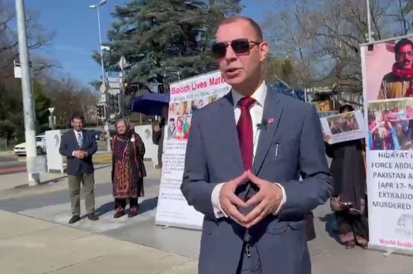 The United Kashmir People's National Party (UKPNP) recently staged a protest outside the United Nations Human Rights Council (UNHRC) headquarters in Geneva during the 55th session.