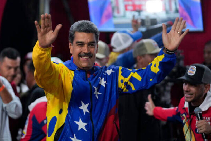 Reactions to Nicolas Maduro winning a third term in Venezuelan presidential election