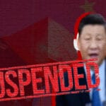 China media suspended